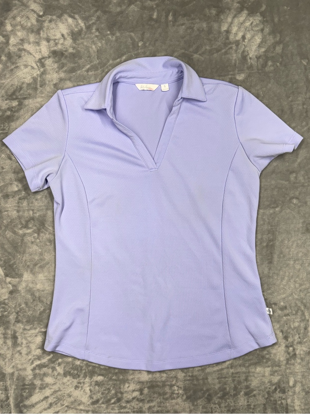 Lady‎ Hagen Lavender V-Neck Polo Tee - Women's